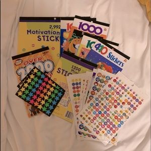 Assorted kids sticker books